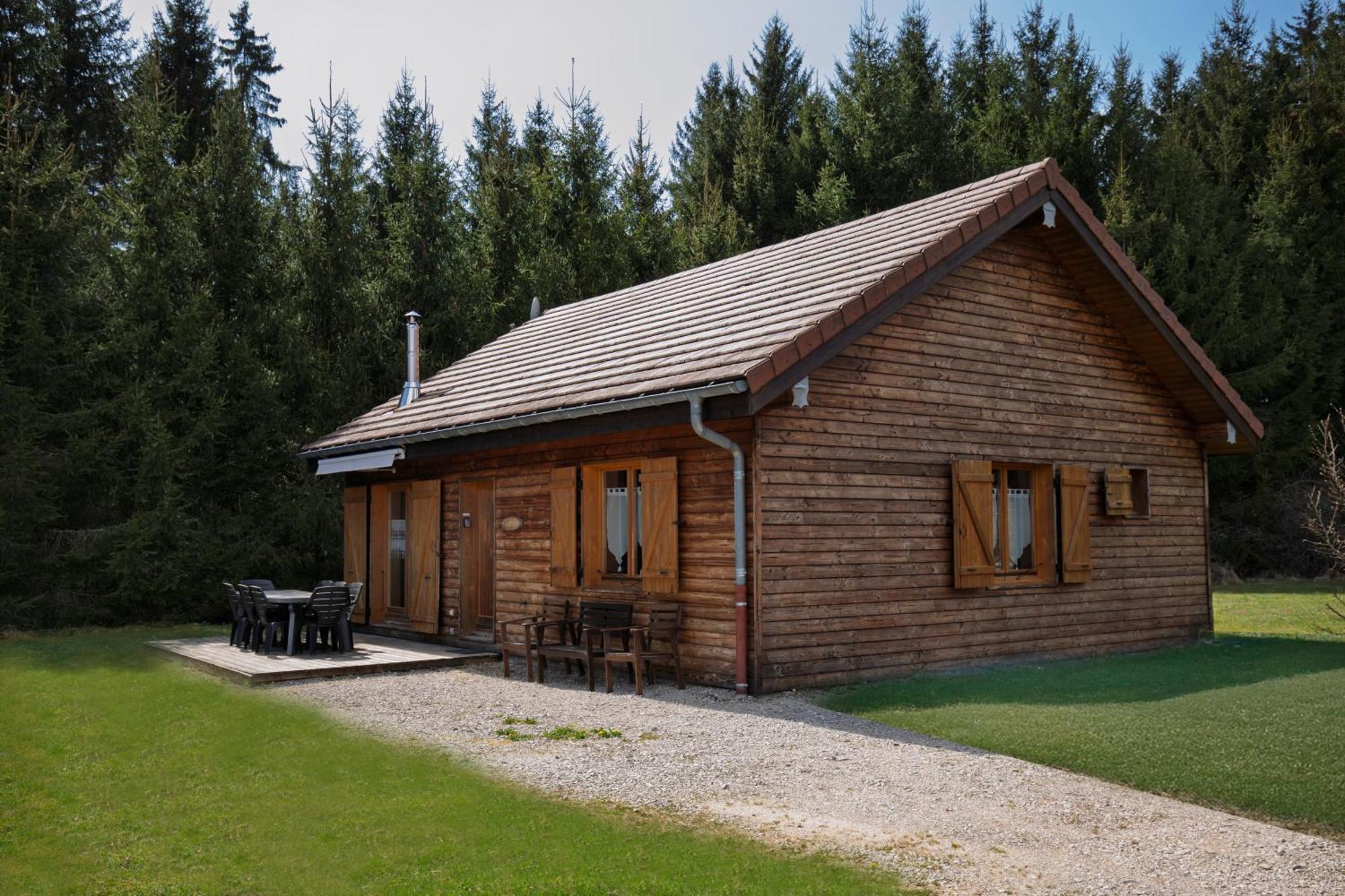 Chalet De Charme Le Contemporain Ney Exterior foto