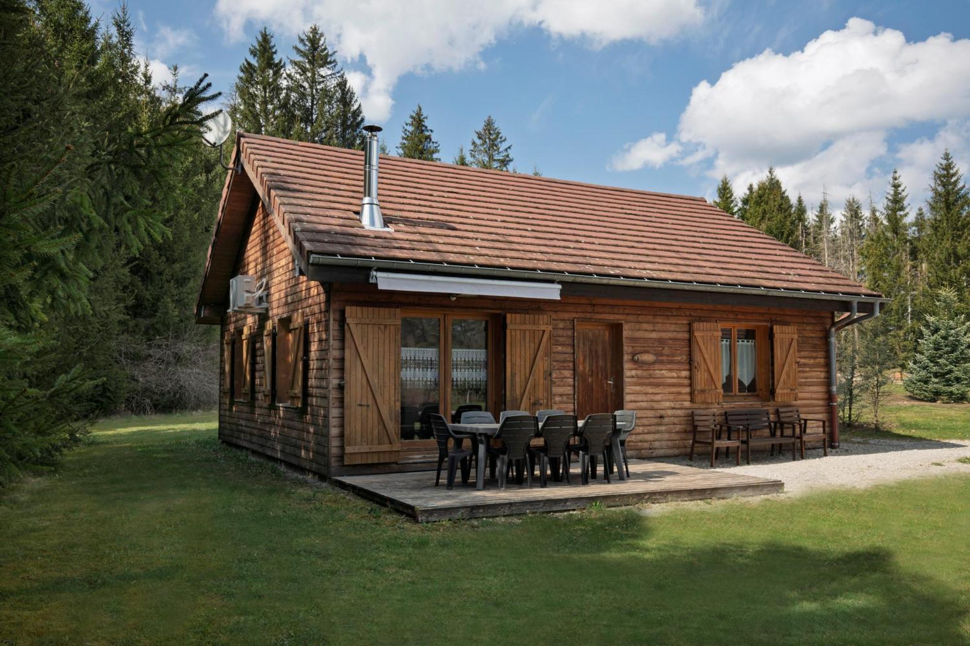 Chalet De Charme Le Contemporain Ney Exterior foto