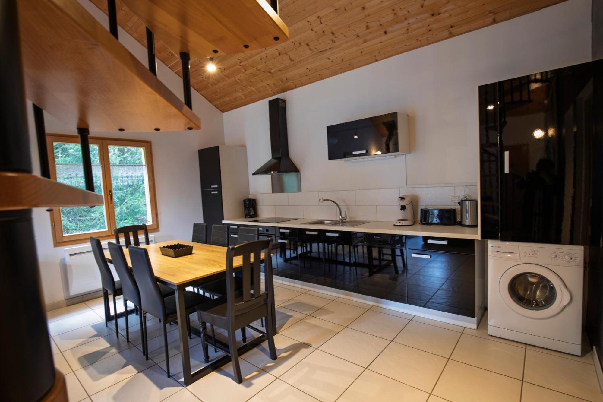 Chalet De Charme Le Contemporain Ney Exterior foto